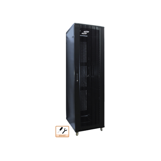 Baie Serveur 19" 42U 800X1000 (800 kg) noire