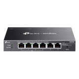 TP-Link Omada ES206GP V1 - Commutateur - Géré - 4 x 10/100/1000 (PoE+) + 2 x 10/100/1000 - de bureau, fixation murale - PoE+ (65