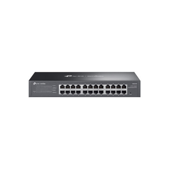 TP-Link Omada ES224G V1.6 - Commutateur - Géré - 24 x 10/100/1000Base-T - Montable sur rack, de bureau