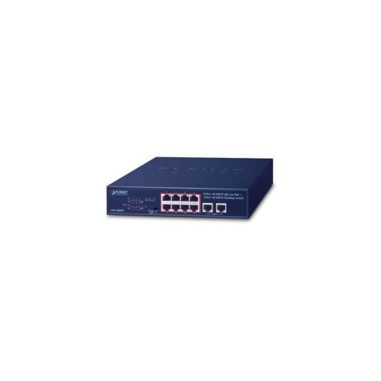 Switch 8 ports 100Mbits PoE at 2xSFP