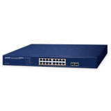 Switch Websmart 19" 16 ports Giga PoE +2 xSFP 240W