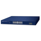 Switch Websmart 19" 16 ports Giga + 2 x SFP
