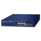 Switch 19" L2 8 ports Giga PoE at 140W 2xSFP