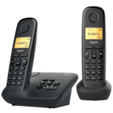 Téléphone fixe sans fil AL170A Duo Noir - Gigaset
