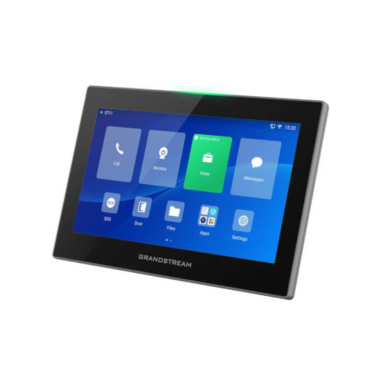 Ecran intercom d'intérieur 7" couleur 6 SIP noir