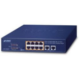 Switch 19" 8 ports Giga PoE at 120w + 2 ports Giga