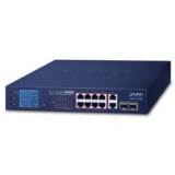 Switch 19" 8 ports Giga PoE at 120W 2xSFP