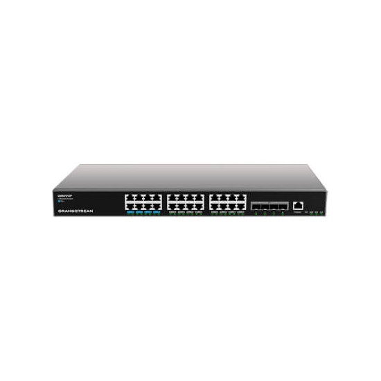 Switch L3 24 Giga PoE af/at 4x SFP+ opt alim red.