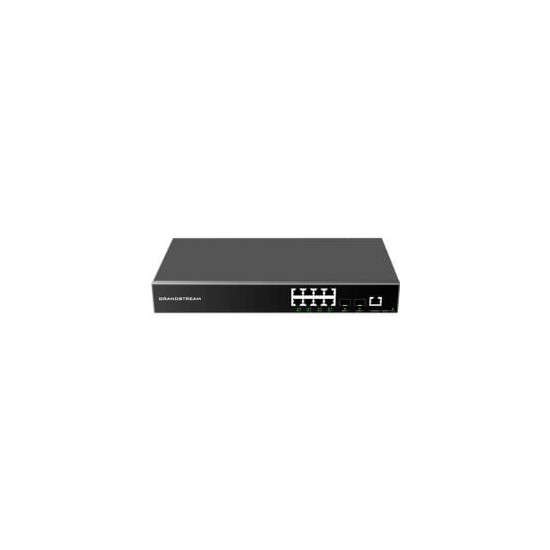 Switch L2 8 ports Giga PoE + 2 SFP Budget 120W