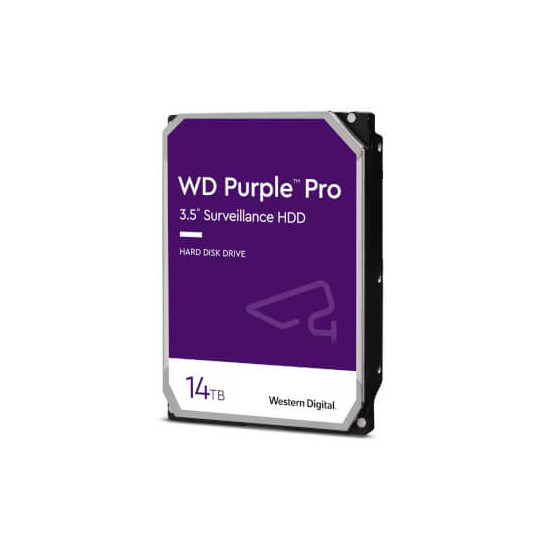 HDD WD Purple Pro Vidéo Surveillance 14Tb 512Mo