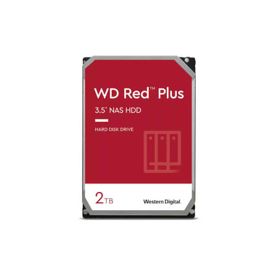 HDD WD Red Plus 3"1/2 Sata III 2Tb 64Mo