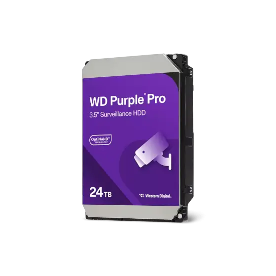 HDD WD Purple Pro Vidéo Surveillance 24To