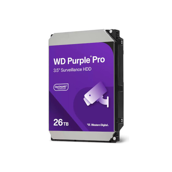 HDD WD Purple Pro Vidéo Surveillance 26To