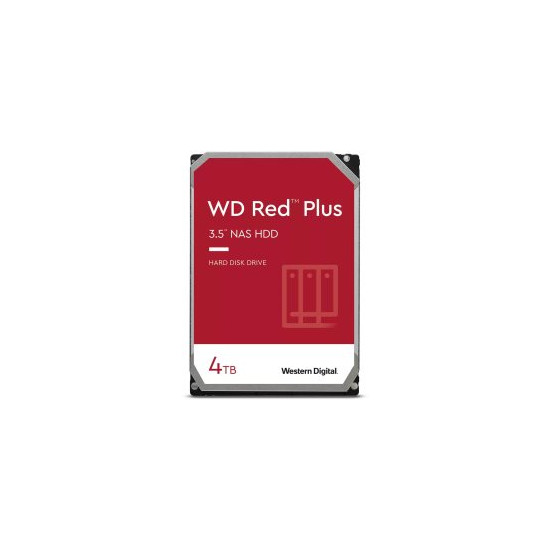 HDD WD Red Plus 3"1/2 Sata III 4Tb 256Mo