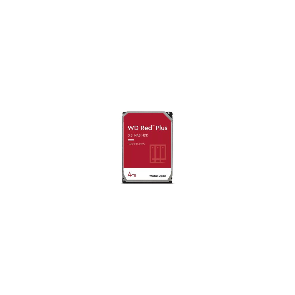 HDD WD Red Plus 3"1/2 Sata III 4Tb 256Mo