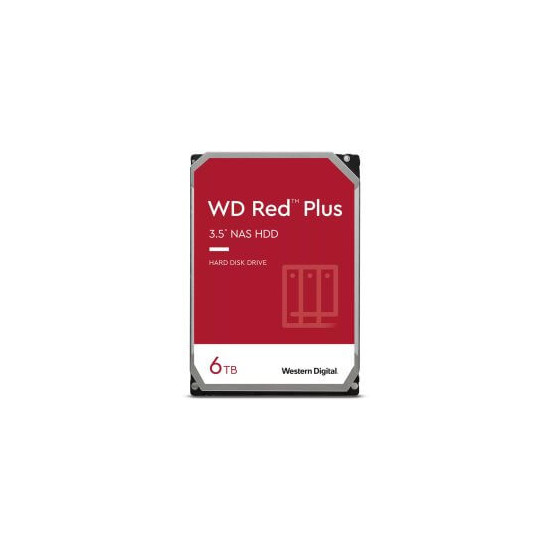 HDD WD Red Plus 3"1/2 Sata III 6Tb 128Mo