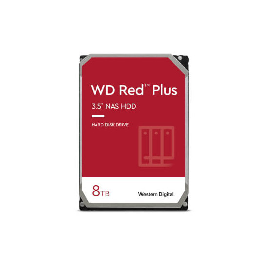 HDD WD Red Plus 3"1/2 Sata III 8Tb 128Mo