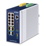 Switch indus managé 8 giga PoE Bt + SFP+