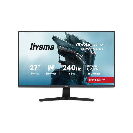 Moniteur 27" GMaster RedEagle IPS FullHD HP HubUSB