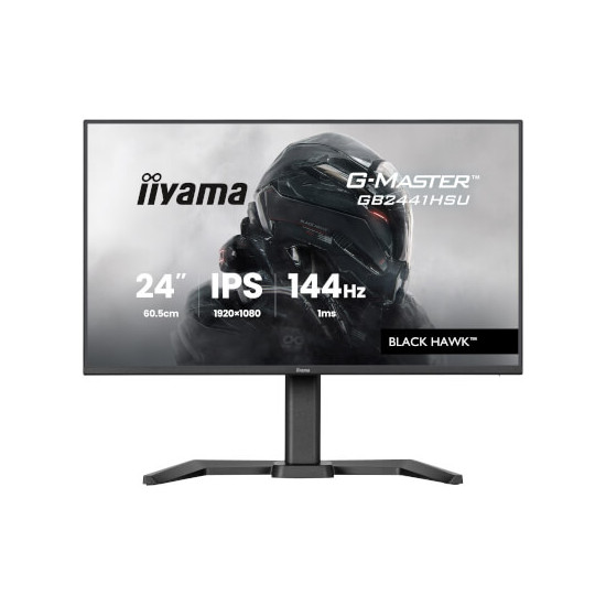 Moniteur 24" GMaster BlackHawk IPS FullHD HP Pivot