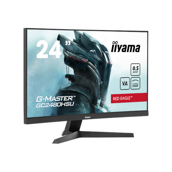 Moniteur 24" VA incurvé Red Eagle full HD à 180Hz