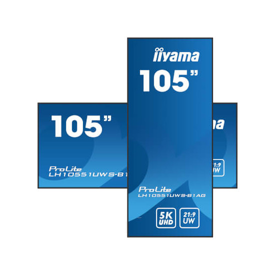 Moniteur 105" super slim 5K UW HDMI/DP