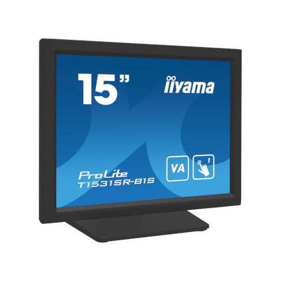 Moniteur 15" Tactile Resistif VA 1024x768 HP