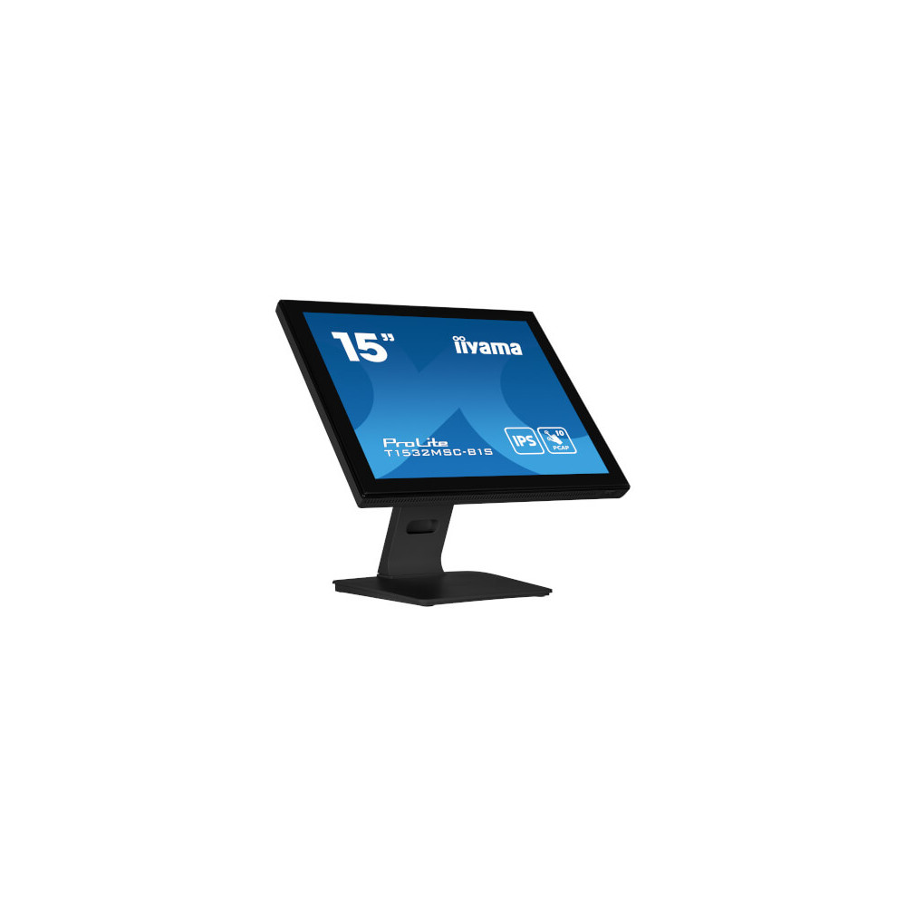 Moniteur 15" Tactile PCAP TN 10 points 1024x768 HP