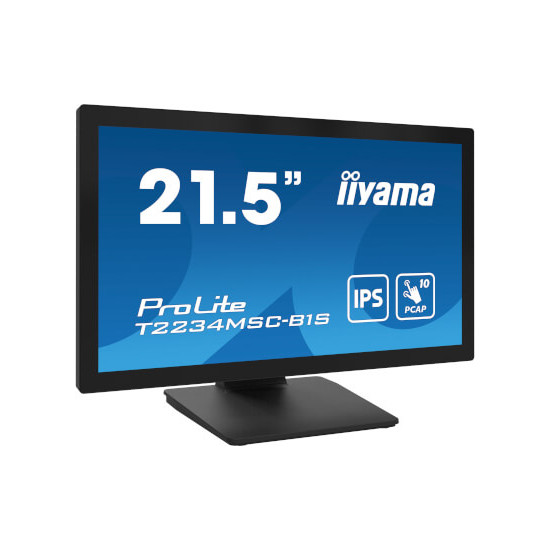 Moniteur tactile 21,5" full HD VGA/HDMI/DP