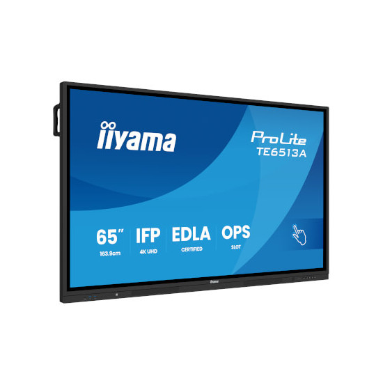 Moniteur 65" tactile interact. 4K Andro sup. mural