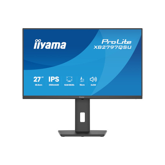 Moniteur 27'' ultra mince IPS quad HD HP