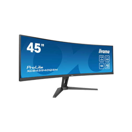 Ecran incurvé 45" VA 5120x1440 DP/HDMI