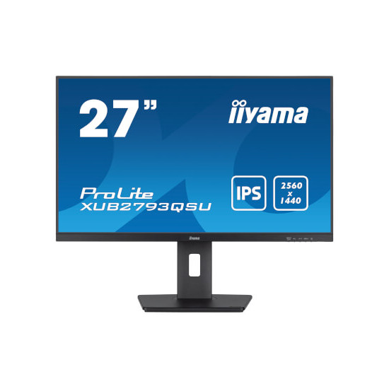 Moniteur 27" Ultra mince IPS WQHD DP/HDMI Pivot
