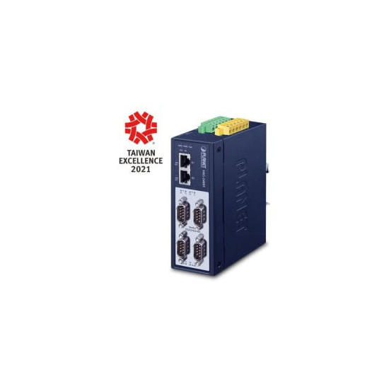 Modbus gateway 4 ports RS232/422/485 -40/+75°C