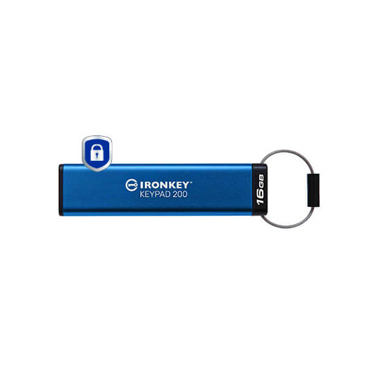 Clé USB Kingston IronKey Keypad 200 16Go 256 Bit