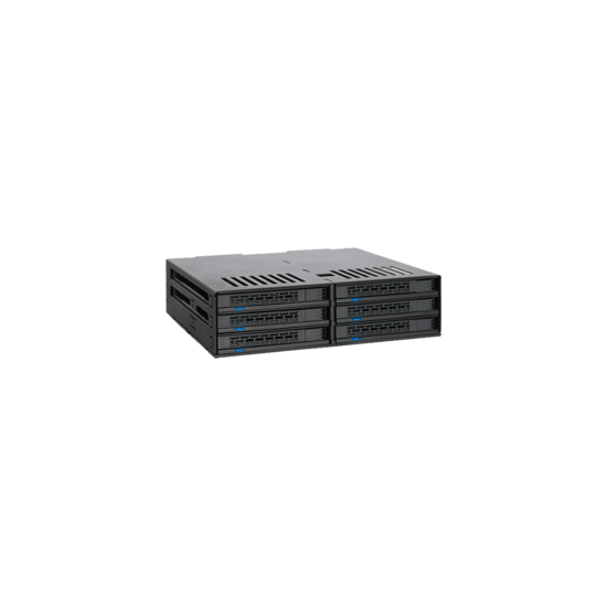 Rack Amovible 5,25" 6x 2,5" Sata/SAS