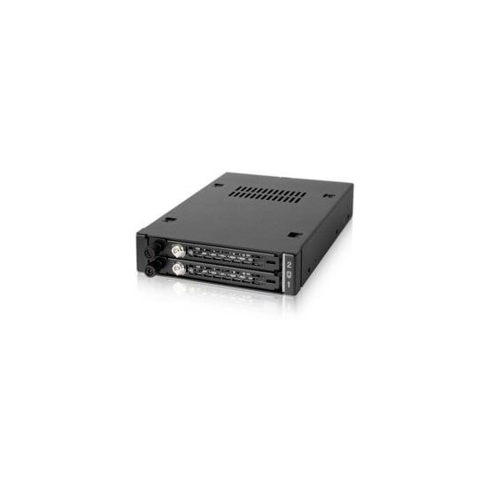 Rack amovible industriel 2x 2.5” Sata 3"1/2