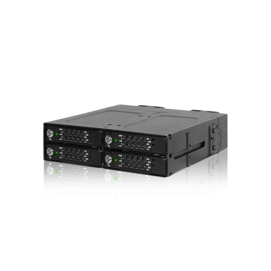 Rack amovible 4x SSD NVMe M.2 5.25" SFF-8612 v3