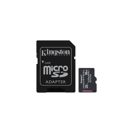 Carte Micro SDHC industrielle UHS-I 16GB -40/+85°C
