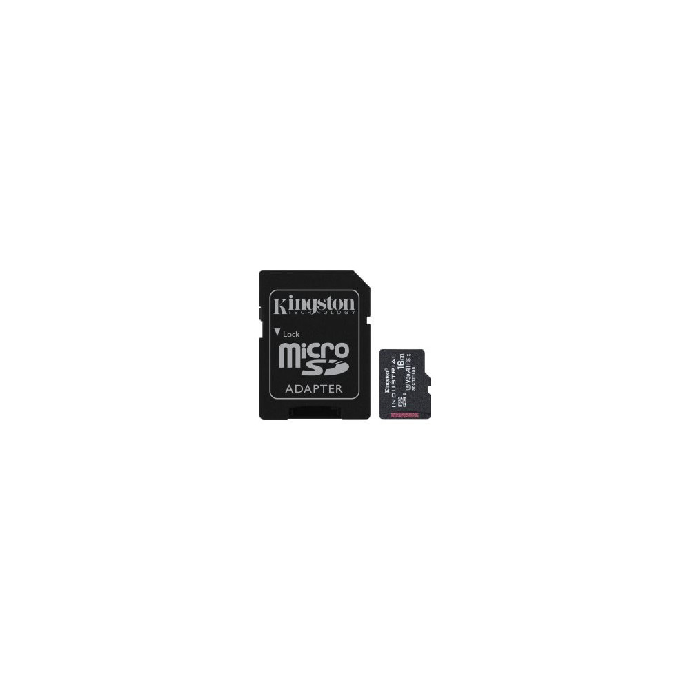 Carte Micro SDHC industrielle UHS-I 16GB -40/+85°C