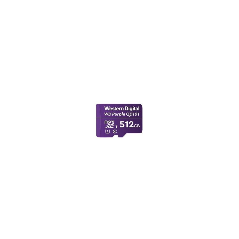 Carte Micro SDXC WD Purple 512GB -40/+85°C