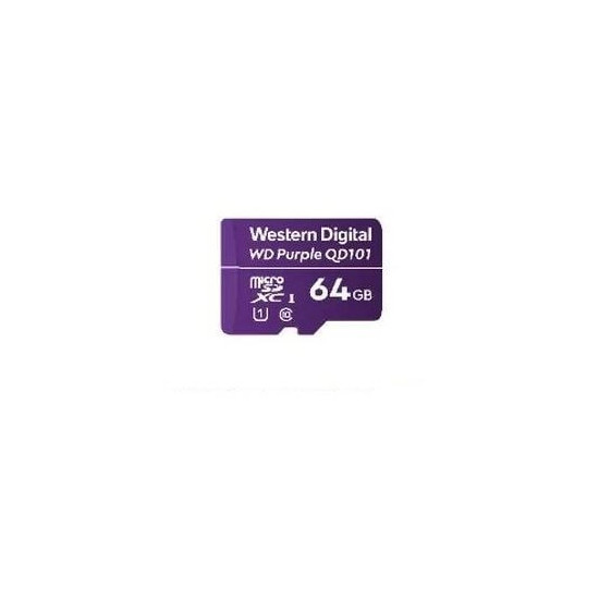 Carte Micro SDXC WD Purple 64GB -40/+85°C