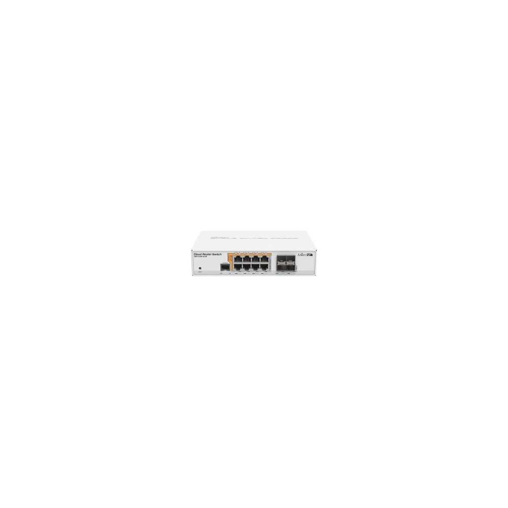 Commutateur réseau - MIKROTIK - CRS112-8P-4S-IN - 8 ports RJ-45 - 4 modules SFP - PoE