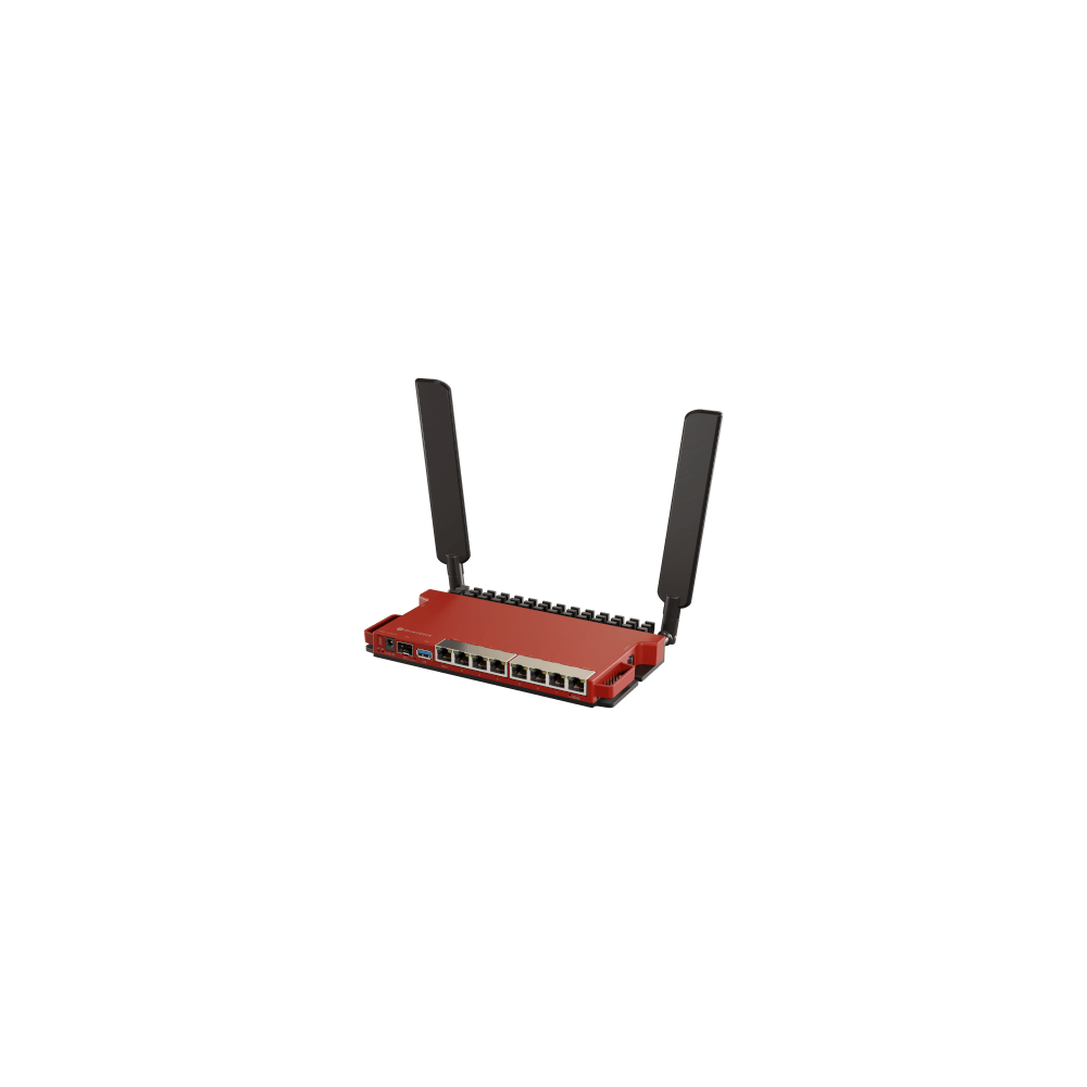 Mikrotik L009UiGS-2HaxD-IN routeur sans Fil Gigabit Ethernet Monobande (24 GHz) Rouge