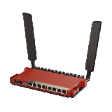 Mikrotik L009UiGS-2HaxD-IN routeur sans Fil Gigabit Ethernet Monobande (24 GHz) Rouge