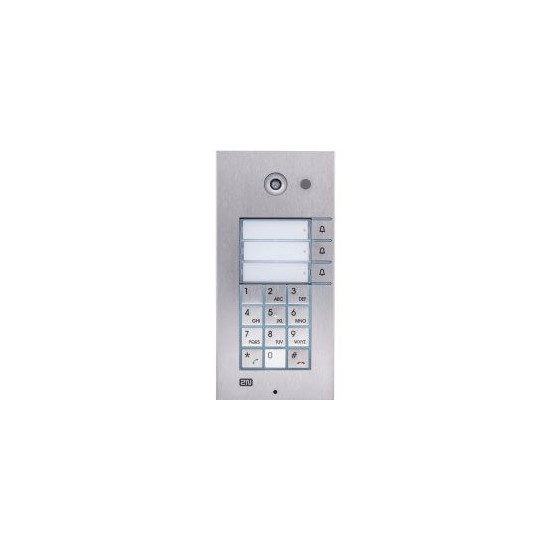Bouton 2N® IP Vario 3 + clavier + caméra