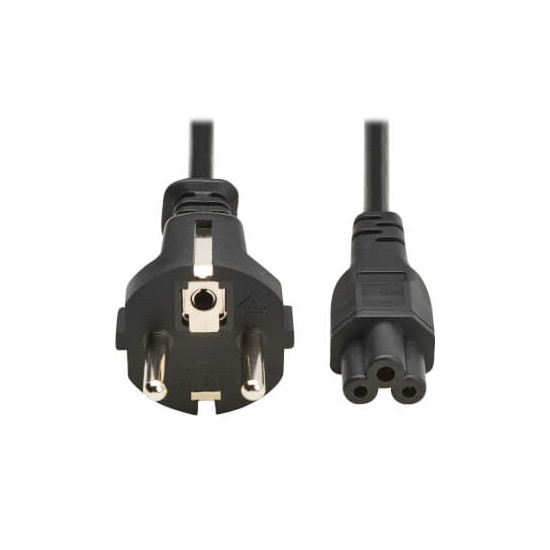 Cordon d'alimentation Schuko vers C5 2,5A 2M