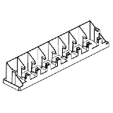 Kit tiroir + câbles intercon. batteries 20kW frame