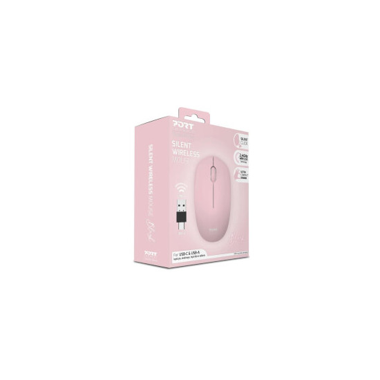 Souris collection Wireless 3 boutons USB Rose