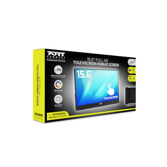 Moniteur portable tactile 15,6" Full HD HDMI USB-C